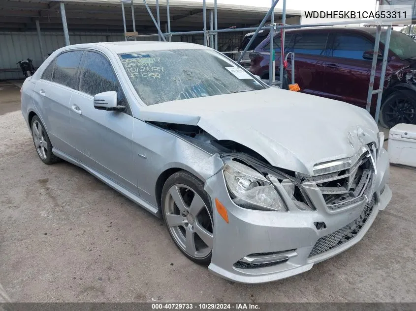 2012 Mercedes-Benz E 350 VIN: WDDHF5KB1CA653311 Lot: 40729733