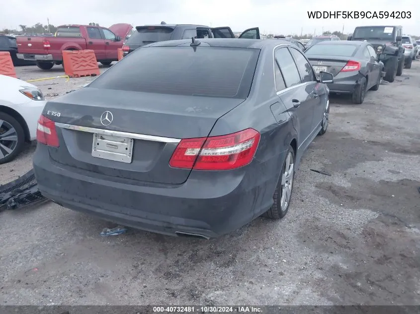 WDDHF5KB9CA594203 2012 Mercedes-Benz E 350