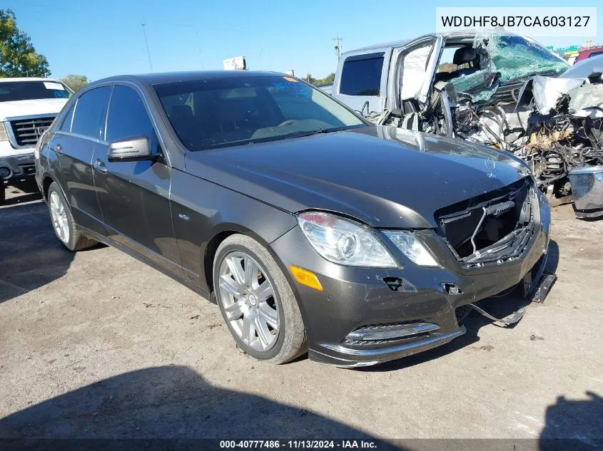 2012 Mercedes-Benz E 350 4Matic VIN: WDDHF8JB7CA603127 Lot: 40777486