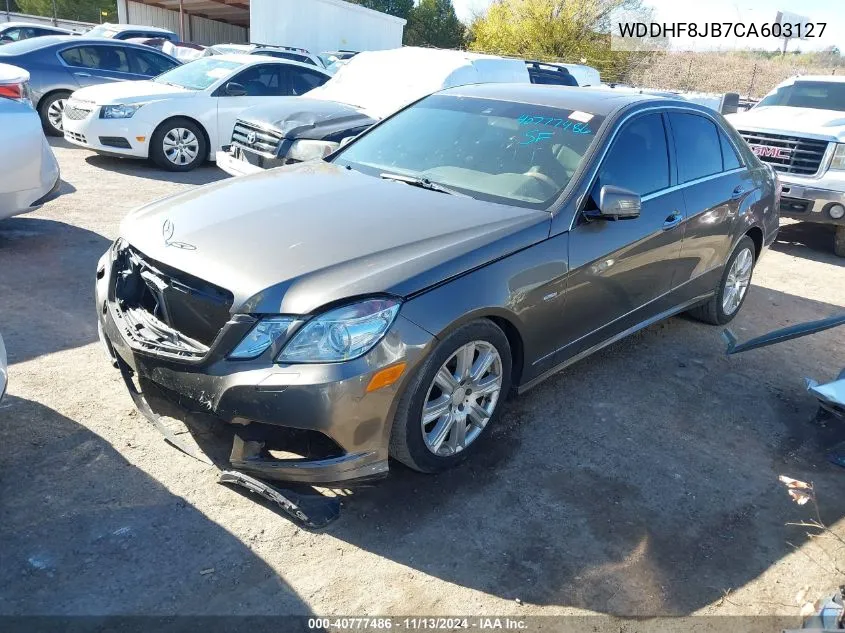 2012 Mercedes-Benz E 350 4Matic VIN: WDDHF8JB7CA603127 Lot: 40777486