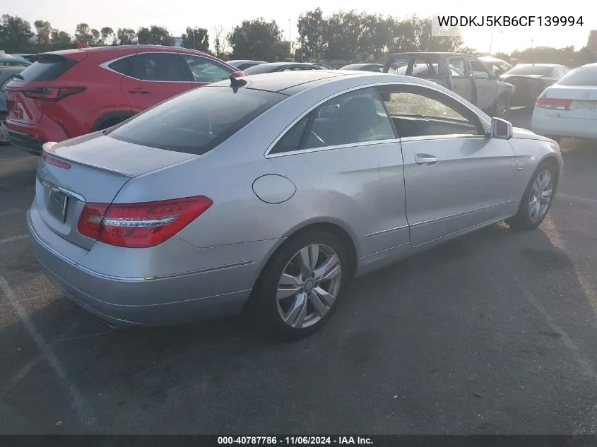 2012 Mercedes-Benz E 350 VIN: WDDKJ5KB6CF139994 Lot: 40787786