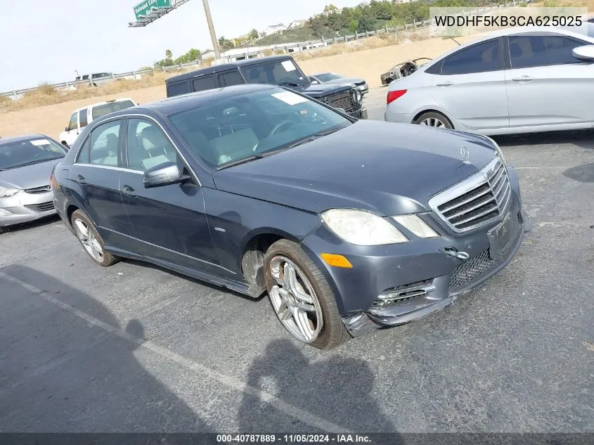 2012 Mercedes-Benz E 350 VIN: WDDHF5KB3CA625025 Lot: 40787889