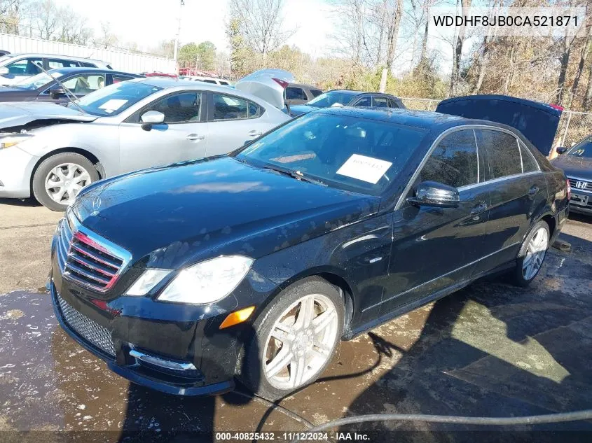 2012 Mercedes-Benz E 350 4Matic VIN: WDDHF8JB0CA521871 Lot: 40825432