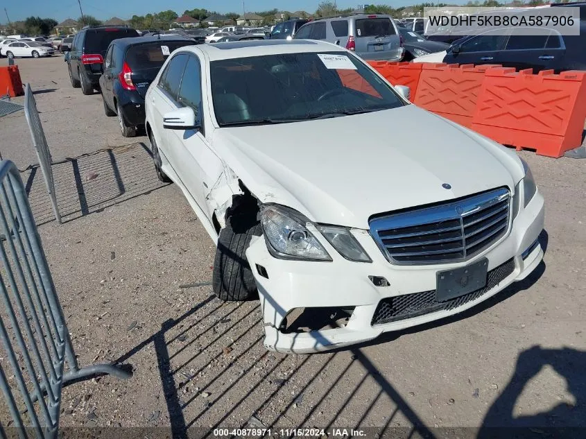 WDDHF5KB8CA587906 2012 Mercedes-Benz E 350