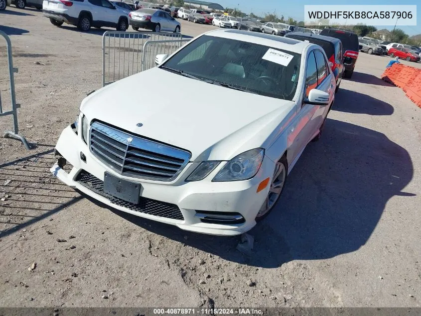 WDDHF5KB8CA587906 2012 Mercedes-Benz E 350