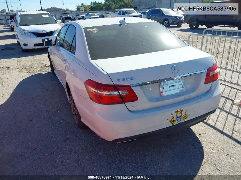 WDDHF5KB8CA587906 2012 Mercedes-Benz E 350