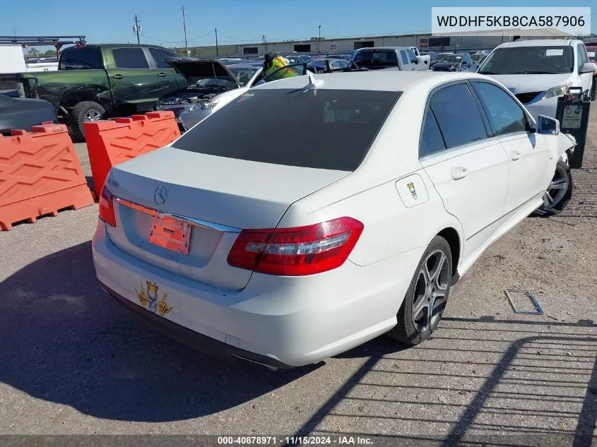 WDDHF5KB8CA587906 2012 Mercedes-Benz E 350