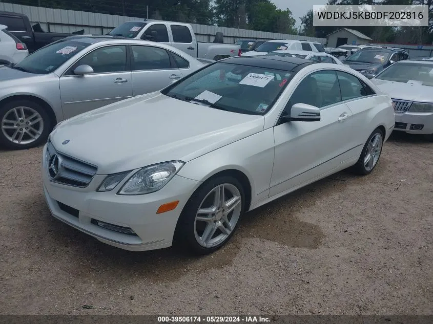 2013 Mercedes-Benz E 350 VIN: WDDKJ5KB0DF202816 Lot: 39506174