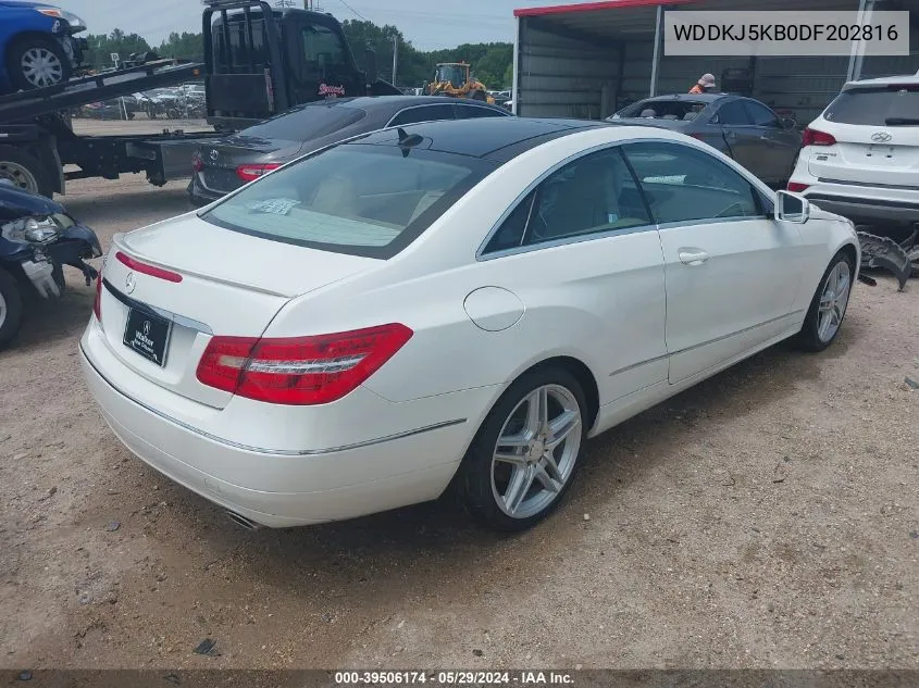 2013 Mercedes-Benz E 350 VIN: WDDKJ5KB0DF202816 Lot: 39506174