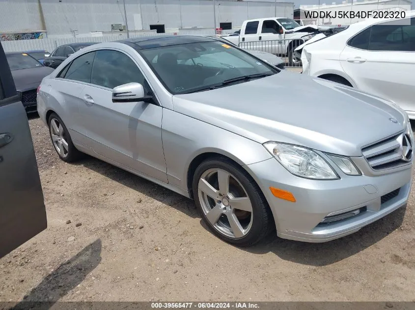 2013 Mercedes-Benz E 350 VIN: WDDKJ5KB4DF202320 Lot: 39565477