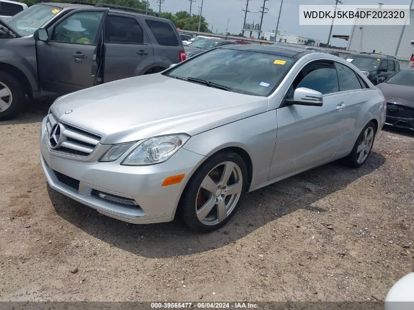 2013 Mercedes-Benz E 350 VIN: WDDKJ5KB4DF202320 Lot: 39565477