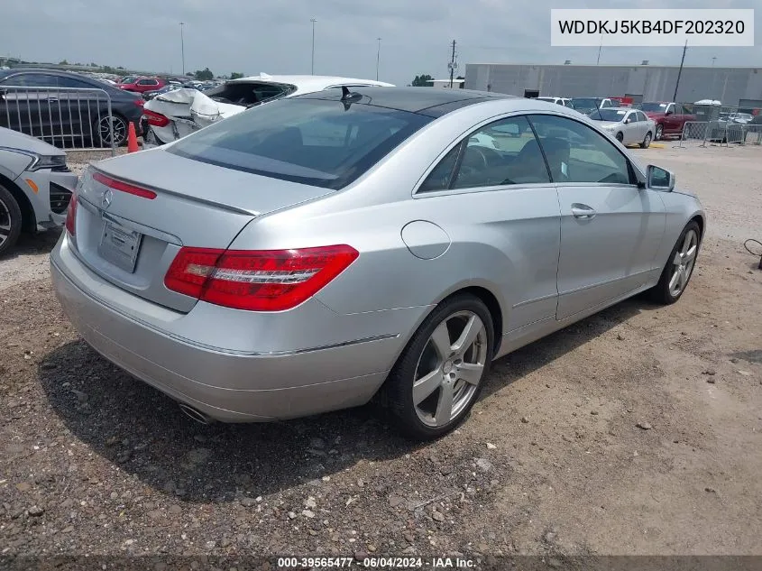 2013 Mercedes-Benz E 350 VIN: WDDKJ5KB4DF202320 Lot: 39565477