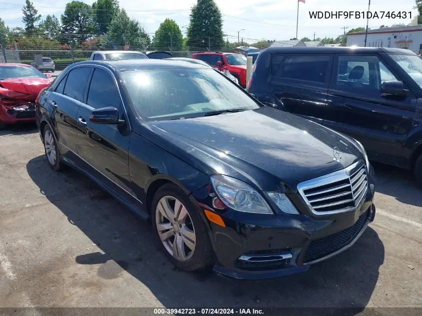 2013 Mercedes-Benz E 400 Hybrid Sport VIN: WDDHF9FB1DA746431 Lot: 39942723