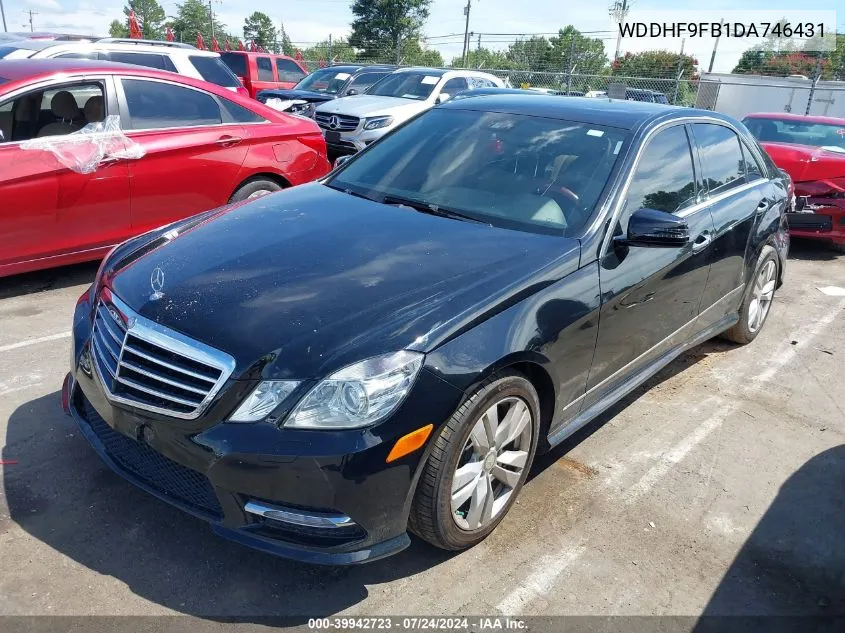 2013 Mercedes-Benz E 400 Hybrid Sport VIN: WDDHF9FB1DA746431 Lot: 39942723