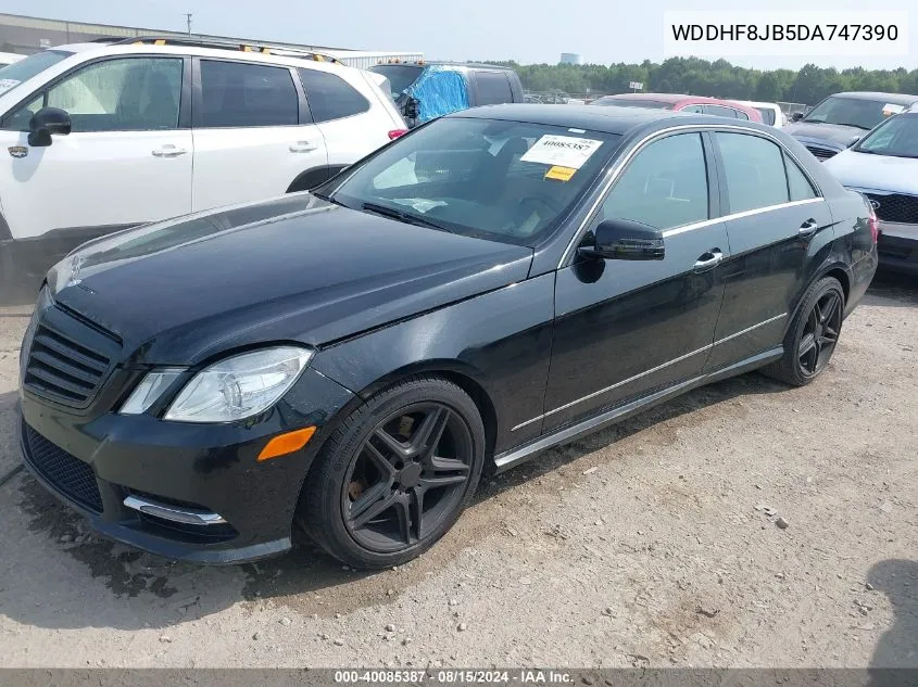 2013 Mercedes-Benz E 350 4Matic VIN: WDDHF8JB5DA747390 Lot: 40085387