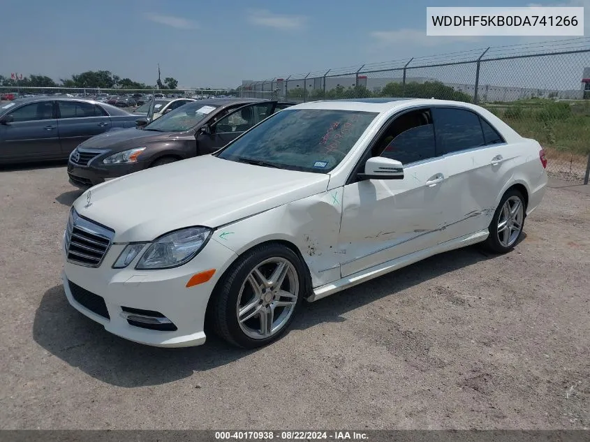 2013 Mercedes-Benz E 350 VIN: WDDHF5KB0DA741266 Lot: 40170938