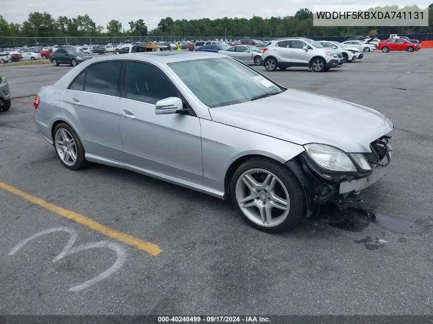 2013 Mercedes-Benz E 350 VIN: WDDHF5KBXDA741131 Lot: 40248499