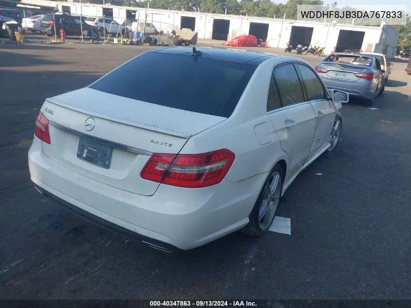 2013 Mercedes-Benz E 350 4Matic VIN: WDDHF8JB3DA767833 Lot: 40347863