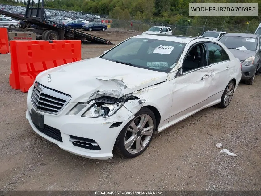 2013 Mercedes-Benz E 350 4Matic VIN: WDDHF8JB7DA706985 Lot: 40445557