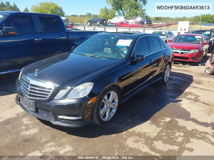 2013 Mercedes-Benz E 350 350 VIN: WDDHF5KB6DA693613 Lot: 40448187