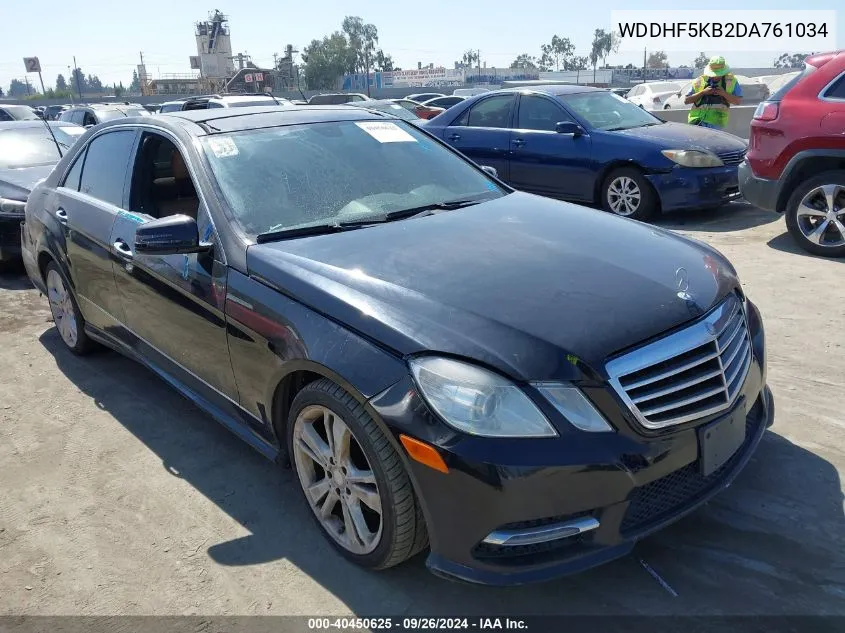 2013 Mercedes-Benz E 350 VIN: WDDHF5KB2DA761034 Lot: 40450625