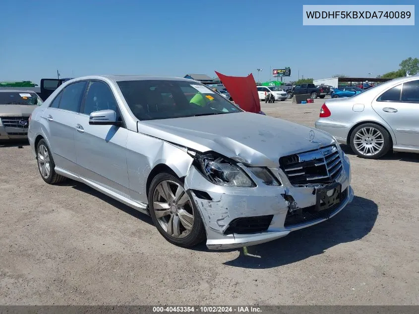 2013 Mercedes-Benz E 350 VIN: WDDHF5KBXDA740089 Lot: 40453354