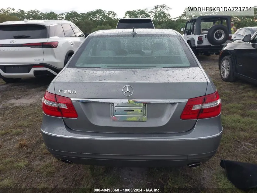 2013 Mercedes-Benz E 350 VIN: WDDHF5KB1DA721754 Lot: 40493360