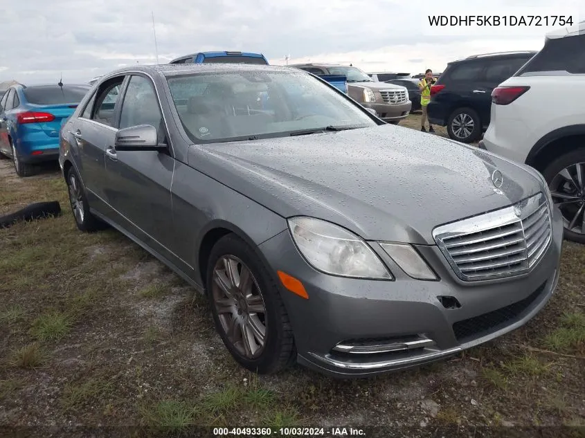 2013 Mercedes-Benz E 350 VIN: WDDHF5KB1DA721754 Lot: 40493360