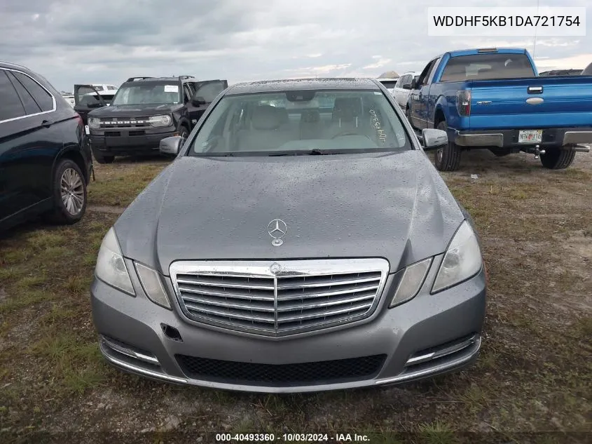 2013 Mercedes-Benz E 350 VIN: WDDHF5KB1DA721754 Lot: 40493360