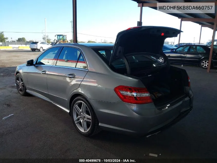 2013 Mercedes-Benz E 350 VIN: WDDHF5KB8DA660757 Lot: 40499678