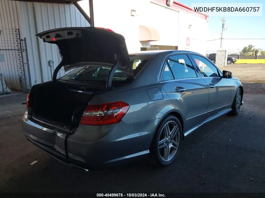 2013 Mercedes-Benz E 350 VIN: WDDHF5KB8DA660757 Lot: 40499678