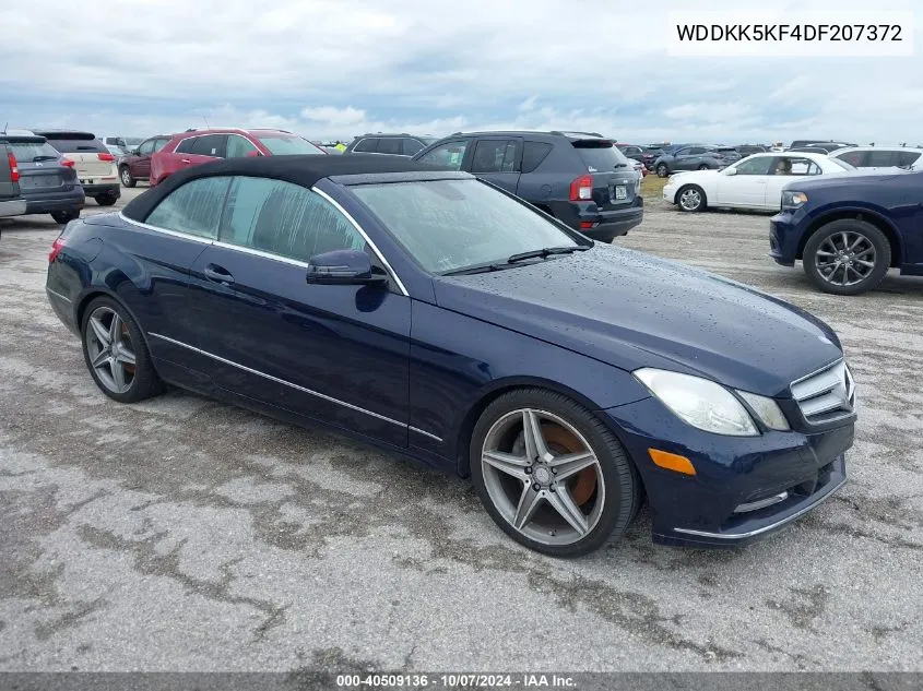 2013 Mercedes-Benz E 350 VIN: WDDKK5KF4DF207372 Lot: 40509136