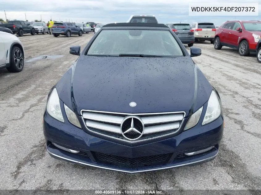 2013 Mercedes-Benz E 350 VIN: WDDKK5KF4DF207372 Lot: 40509136