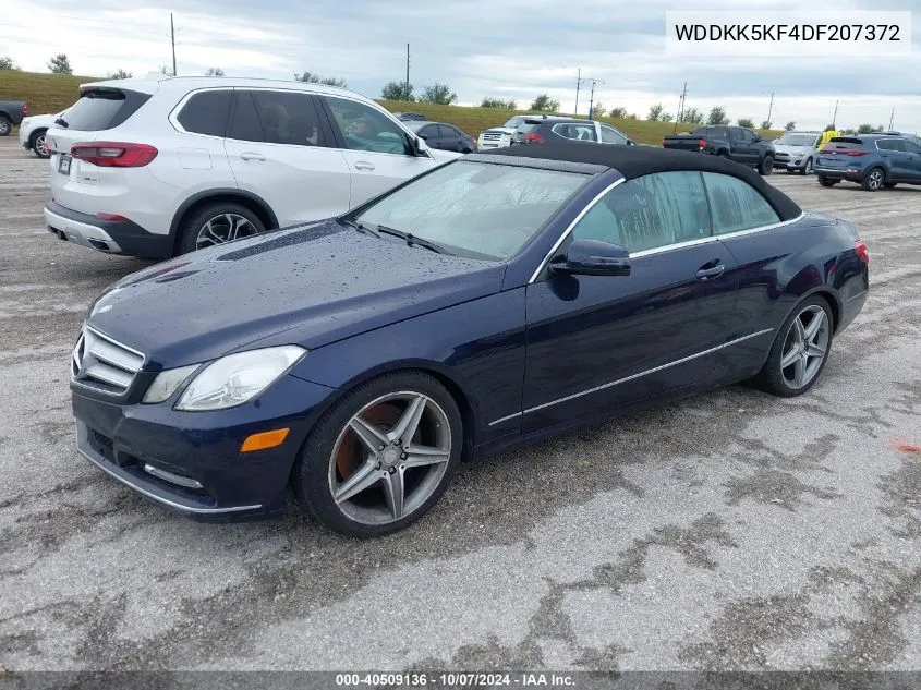 2013 Mercedes-Benz E 350 VIN: WDDKK5KF4DF207372 Lot: 40509136