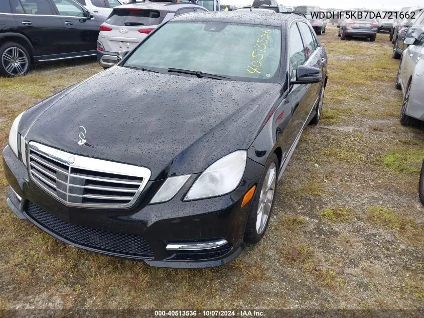 2013 Mercedes-Benz E 350 VIN: WDDHF5KB7DA721662 Lot: 40513536