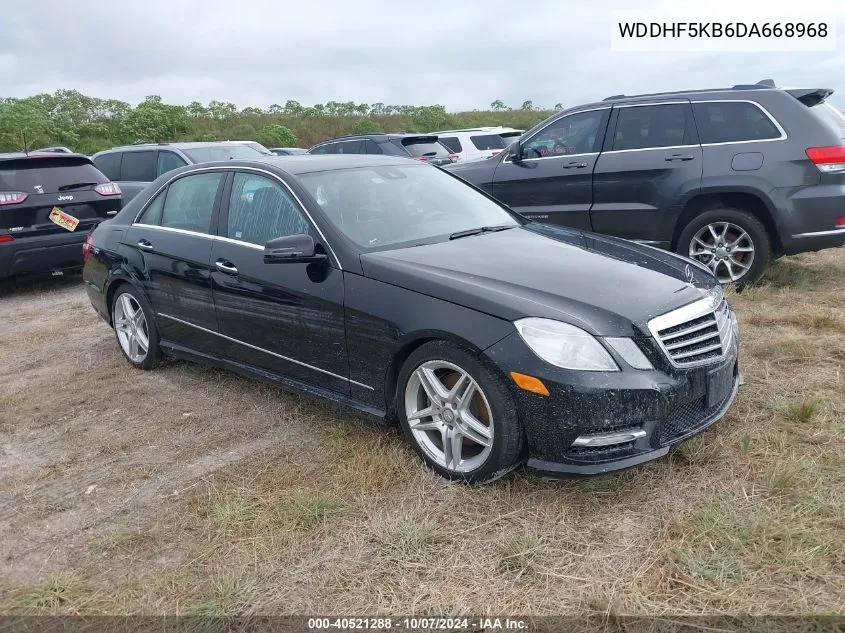 2013 Mercedes-Benz E 350 VIN: WDDHF5KB6DA668968 Lot: 40521288