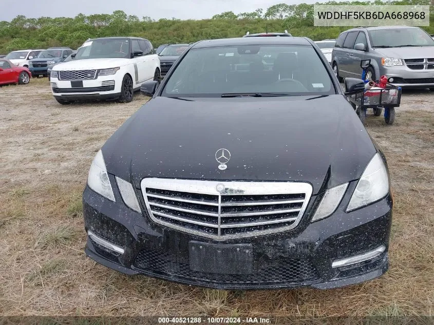 2013 Mercedes-Benz E 350 VIN: WDDHF5KB6DA668968 Lot: 40521288