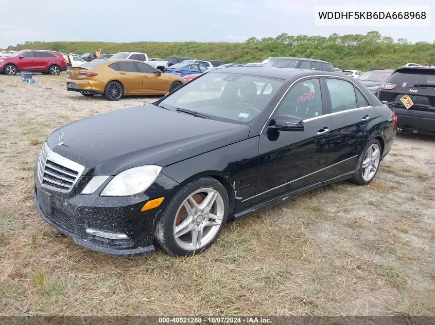 2013 Mercedes-Benz E 350 VIN: WDDHF5KB6DA668968 Lot: 40521288