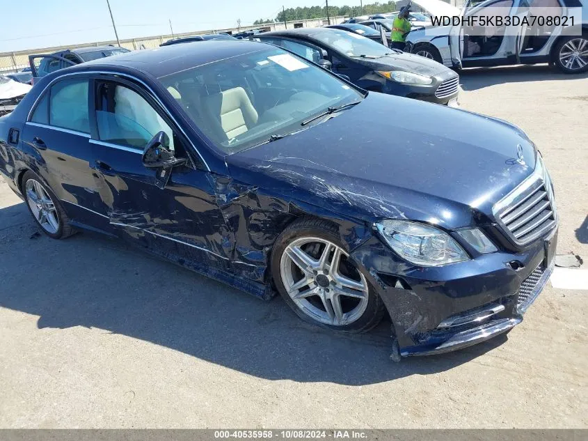 2013 Mercedes-Benz E 350 VIN: WDDHF5KB3DA708021 Lot: 40535958