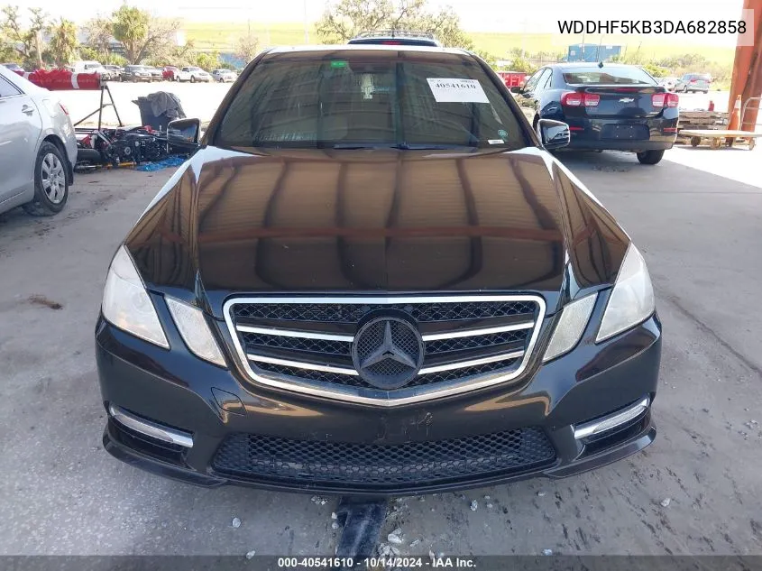 2013 Mercedes-Benz E 350 VIN: WDDHF5KB3DA682858 Lot: 40541610