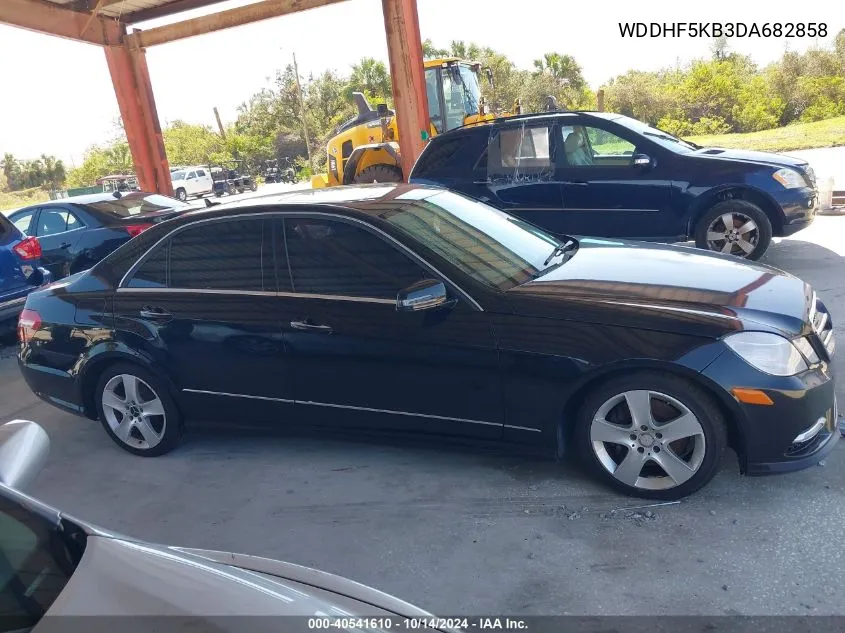 2013 Mercedes-Benz E 350 VIN: WDDHF5KB3DA682858 Lot: 40541610