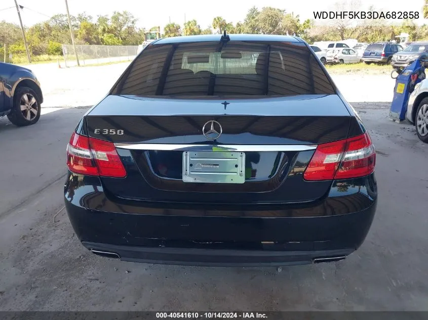 2013 Mercedes-Benz E 350 VIN: WDDHF5KB3DA682858 Lot: 40541610