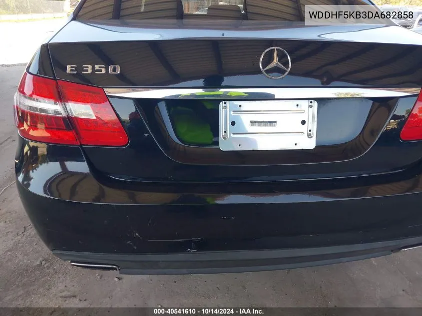 2013 Mercedes-Benz E 350 VIN: WDDHF5KB3DA682858 Lot: 40541610