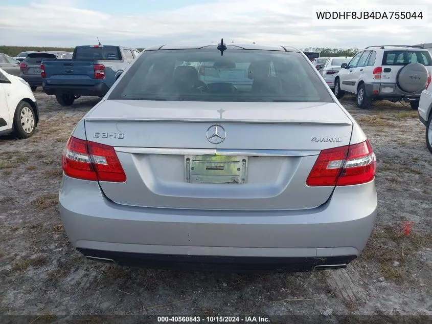 2013 Mercedes-Benz E 350 4Matic VIN: WDDHF8JB4DA755044 Lot: 40560843