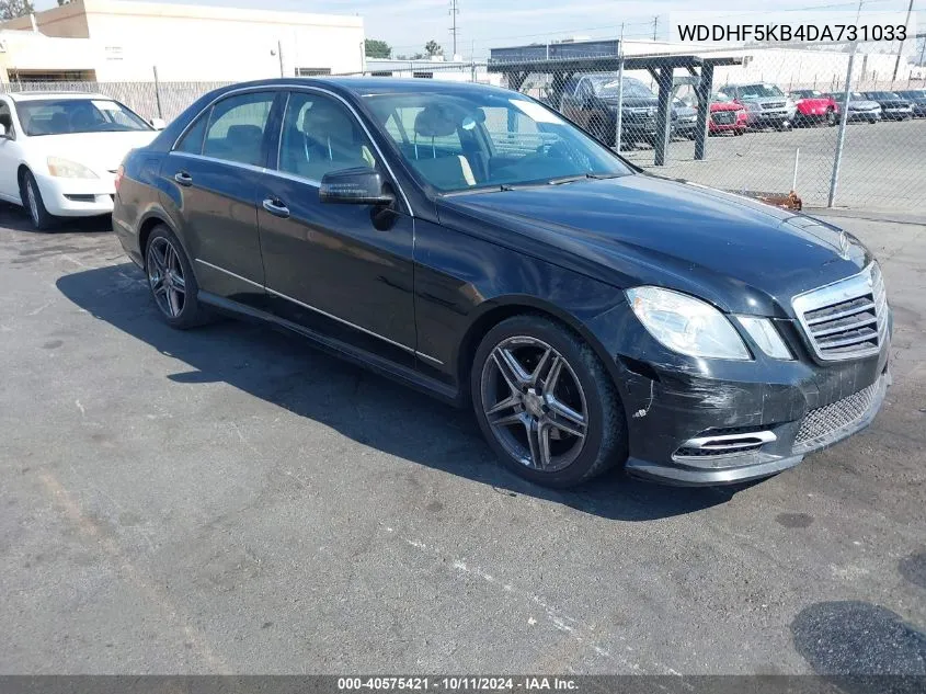 2013 Mercedes-Benz E 350 VIN: WDDHF5KB4DA731033 Lot: 40575421