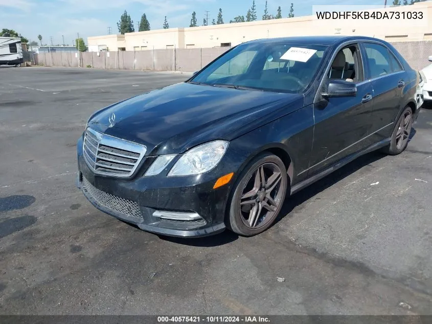 2013 Mercedes-Benz E 350 VIN: WDDHF5KB4DA731033 Lot: 40575421