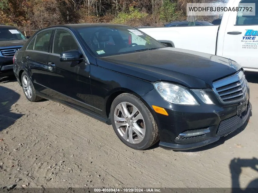 2013 Mercedes-Benz E 350 4Matic VIN: WDDHF8JB9DA687792 Lot: 40589434