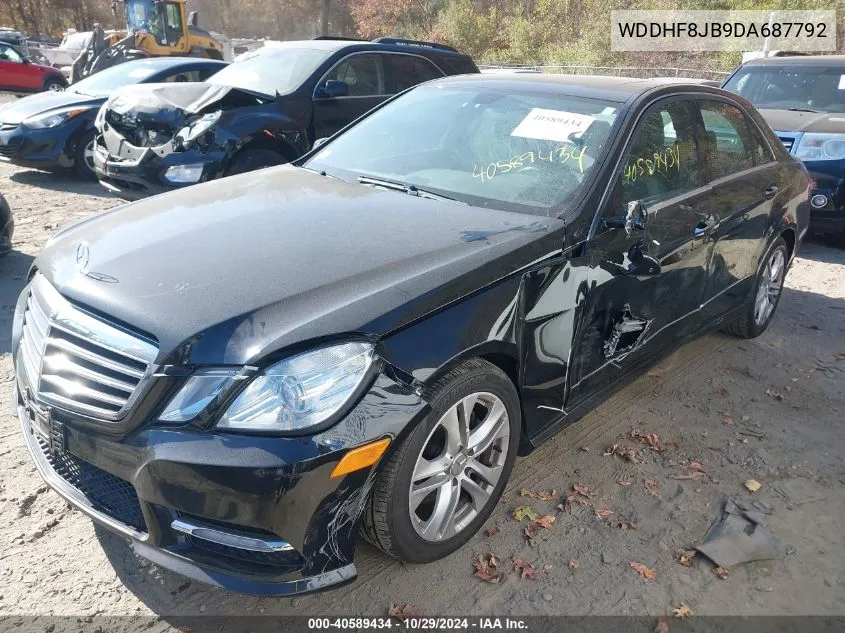 2013 Mercedes-Benz E 350 4Matic VIN: WDDHF8JB9DA687792 Lot: 40589434