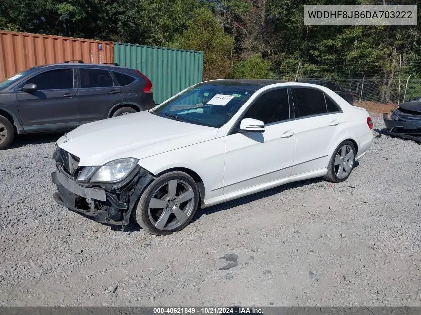 2013 Mercedes-Benz E 350 4Matic VIN: WDDHF8JB6DA703222 Lot: 40621849