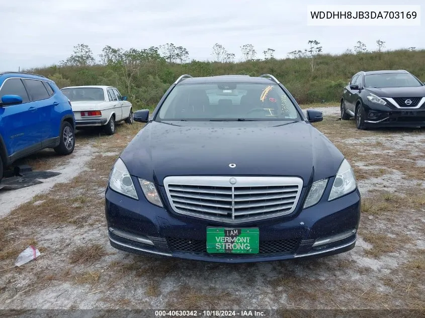 2013 Mercedes-Benz E 350 4Matic VIN: WDDHH8JB3DA703169 Lot: 40630342